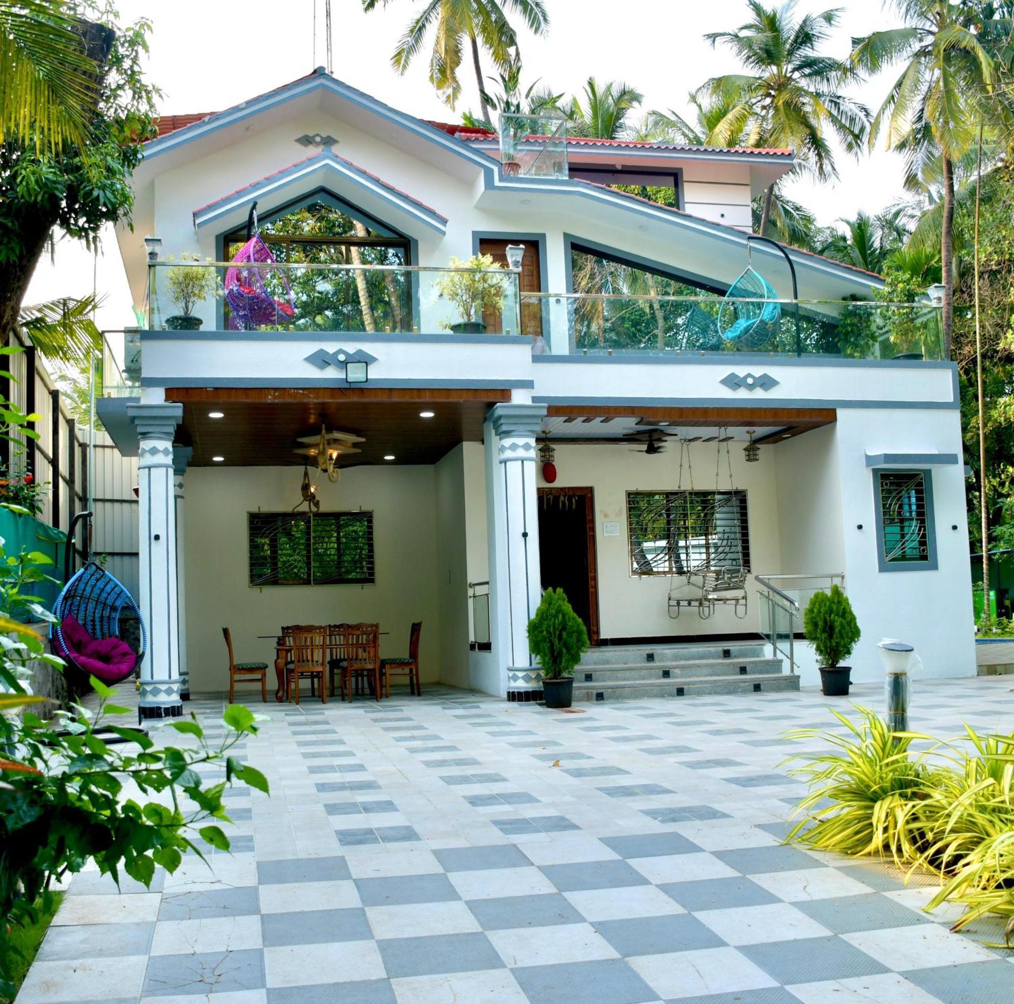 Seas The Day Luxurious 5Bhk Villa 2Min From Awas Beach With Huge Private Pool Alībāg Exterior photo