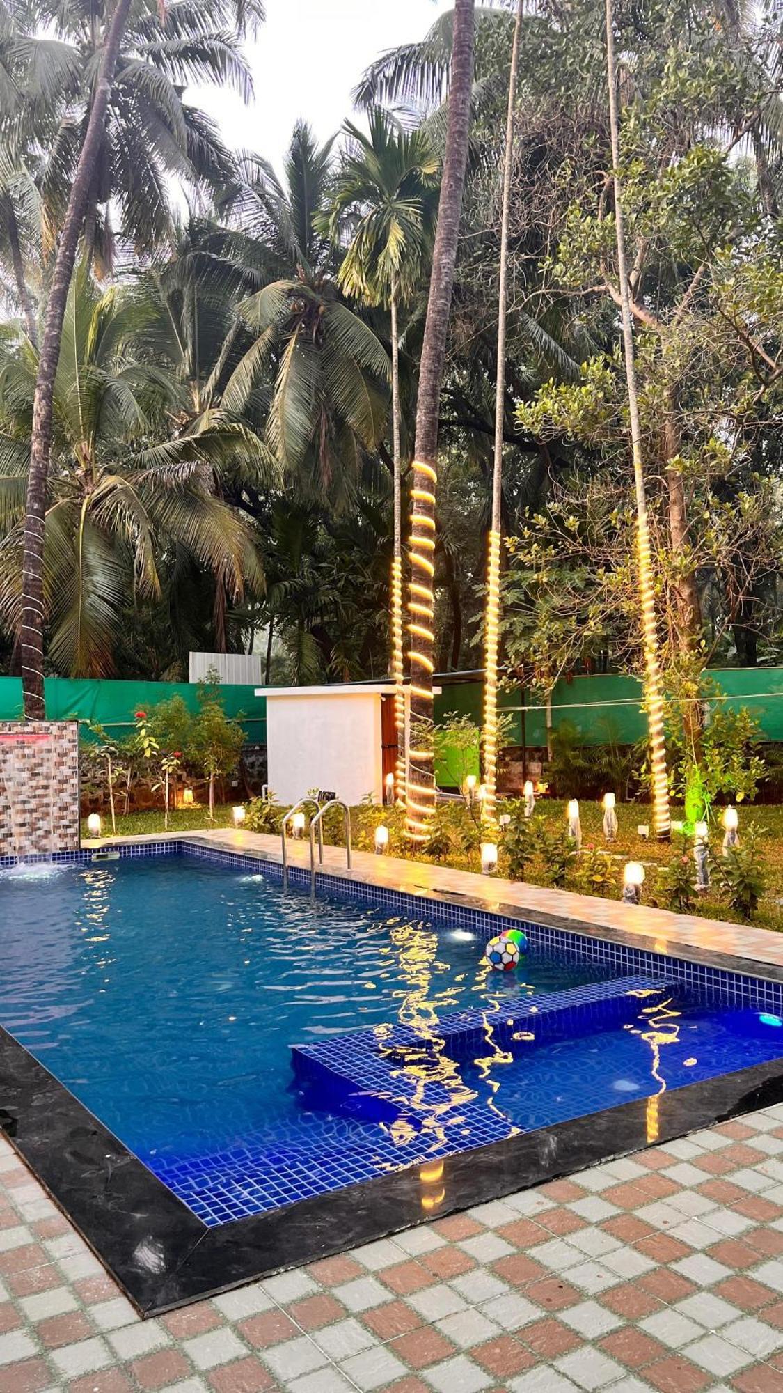 Seas The Day Luxurious 5Bhk Villa 2Min From Awas Beach With Huge Private Pool Alībāg Exterior photo