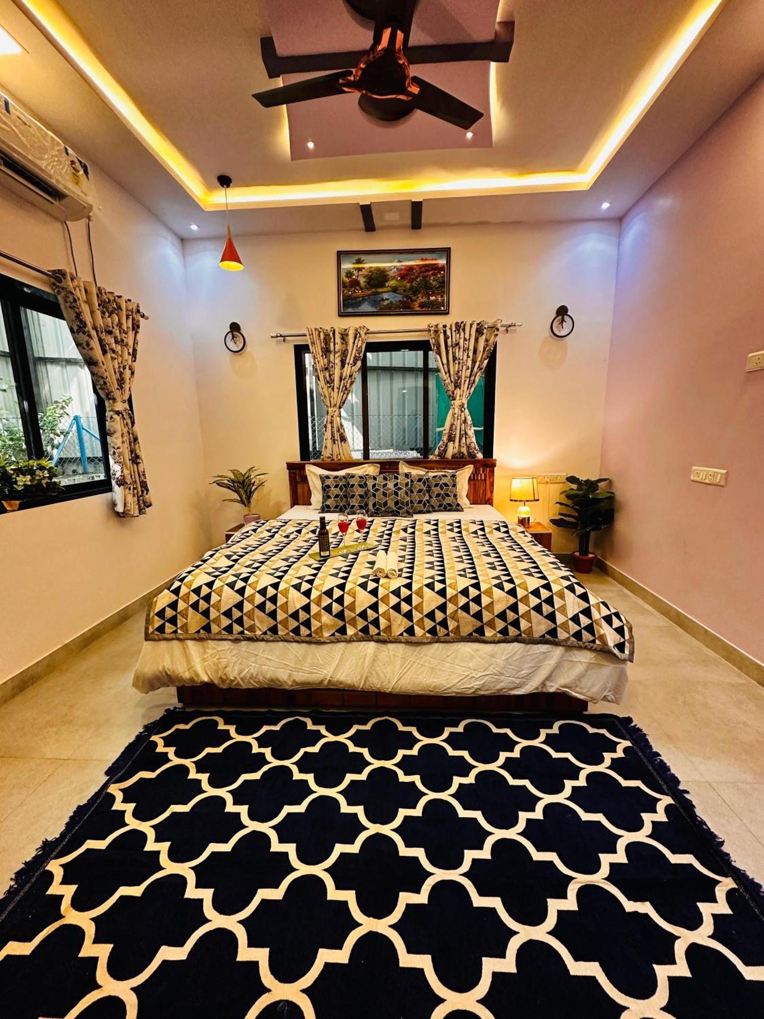 Seas The Day Luxurious 5Bhk Villa 2Min From Awas Beach With Huge Private Pool Alībāg Exterior photo