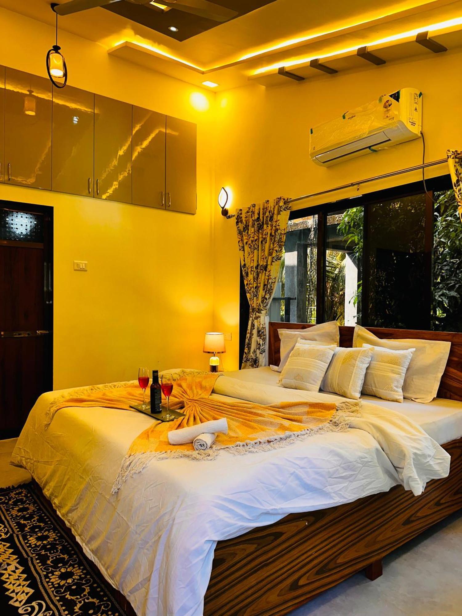 Seas The Day Luxurious 5Bhk Villa 2Min From Awas Beach With Huge Private Pool Alībāg Exterior photo