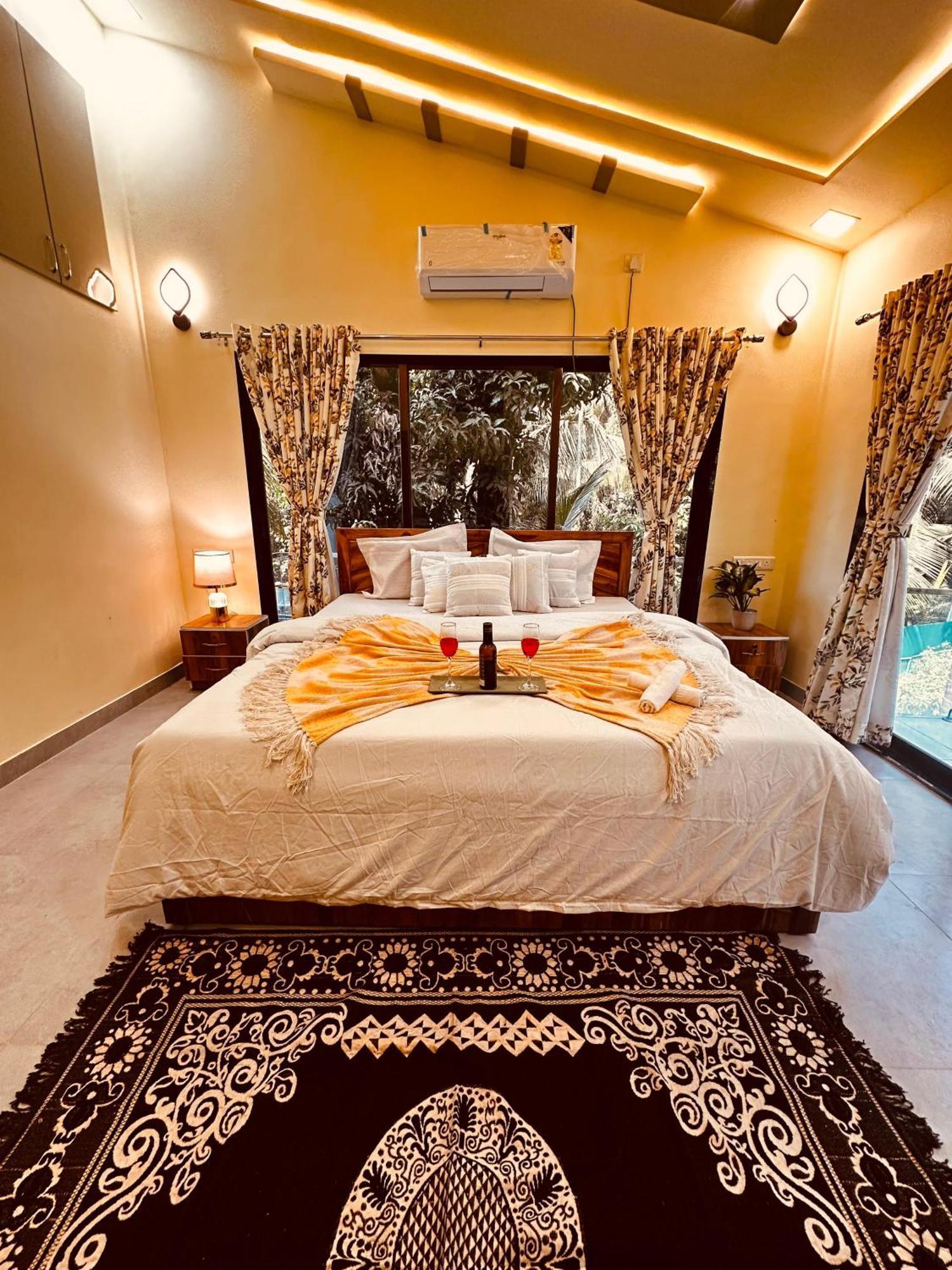 Seas The Day Luxurious 5Bhk Villa 2Min From Awas Beach With Huge Private Pool Alībāg Exterior photo