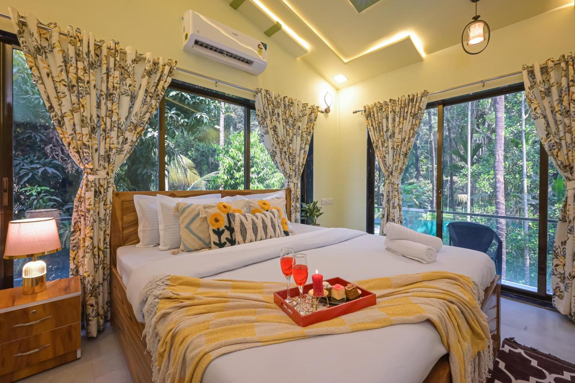 Seas The Day Luxurious 5Bhk Villa 2Min From Awas Beach With Huge Private Pool Alībāg Exterior photo