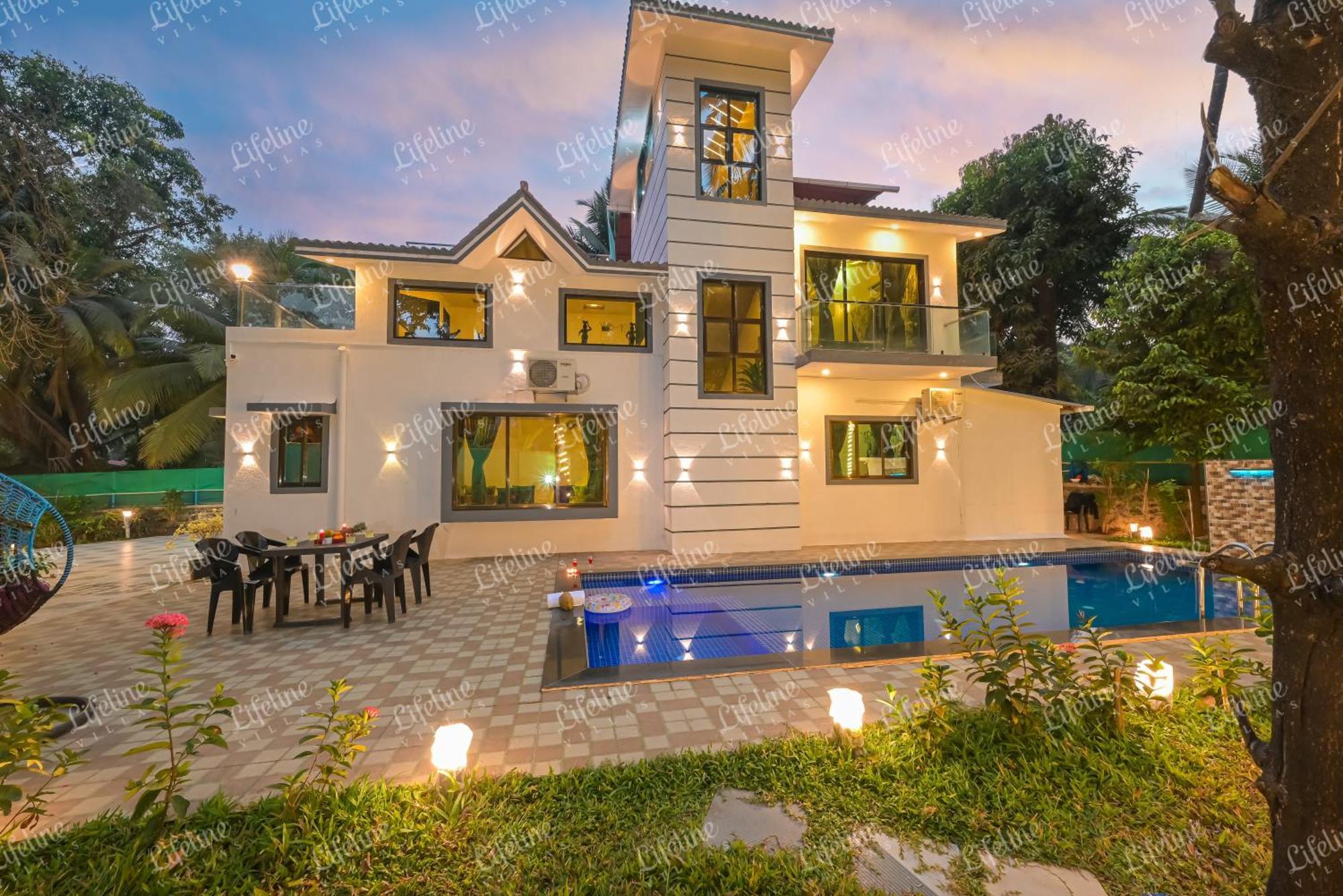 Seas The Day Luxurious 5Bhk Villa 2Min From Awas Beach With Huge Private Pool Alībāg Exterior photo
